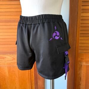 ACDC Rag J-fashion Goth Punk Cyber Black Purple Harajuku Yami Kawaii Shorts